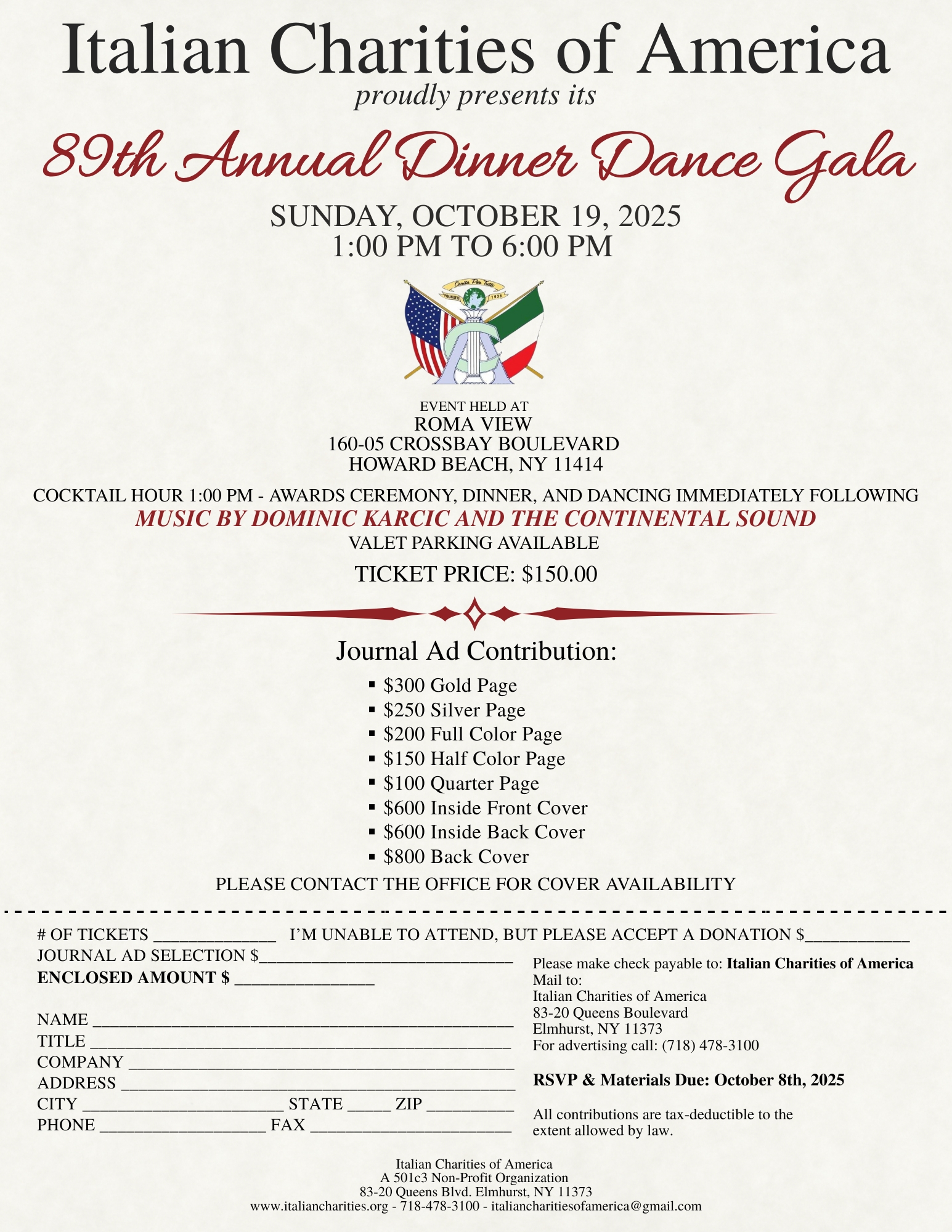 89th Gala Flyer 2nd Page Jpeg